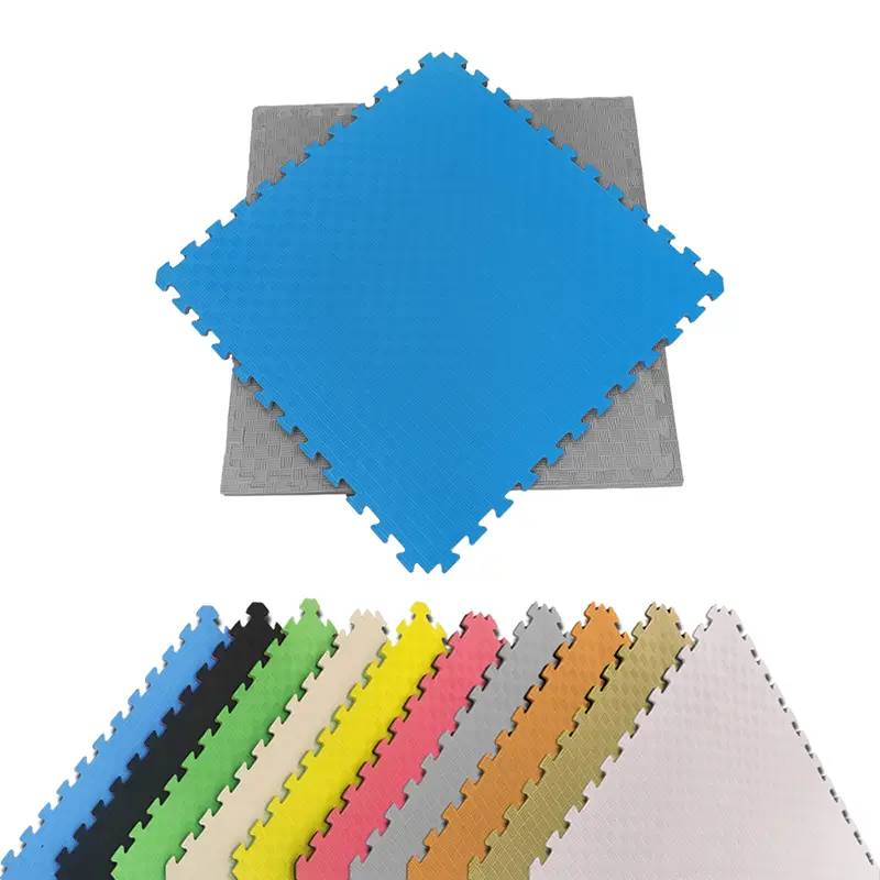 Tatami Etileno Acetato de Vinílo de Alta Densidad Tatami Azul Gris|1x1| 40mm